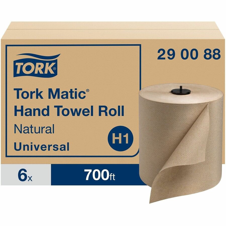 TORK Matic Paper Towel, Natural, 884 Sheets/Roll, 6 Rolls/Carton