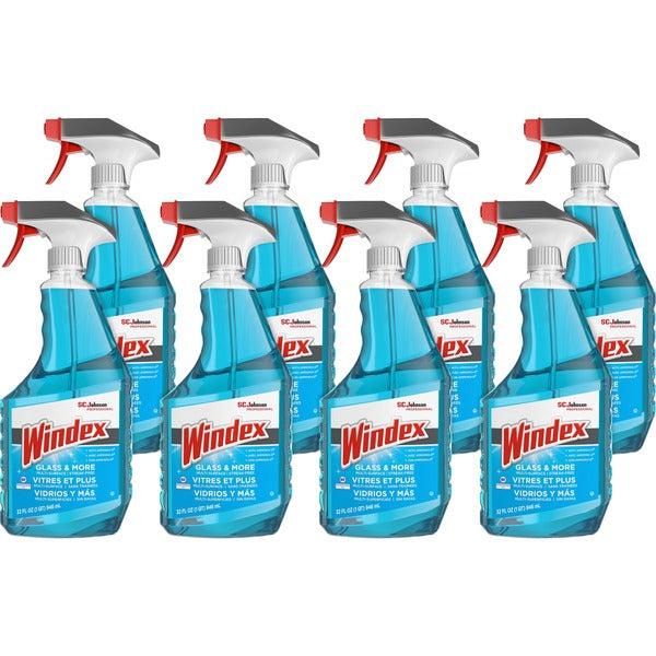 Windex Streak-Free Glass & More Cleaner, 8/Case