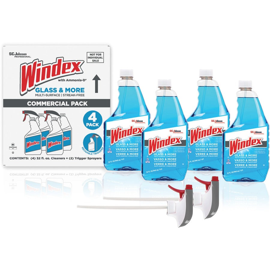 Windex Original Glass Cleaner, 4/Case