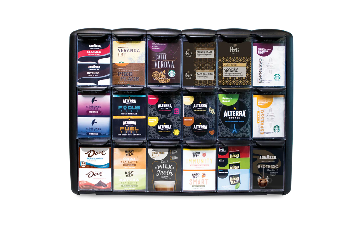 Flavia Freshpack 12-Compartment Merchandiser
