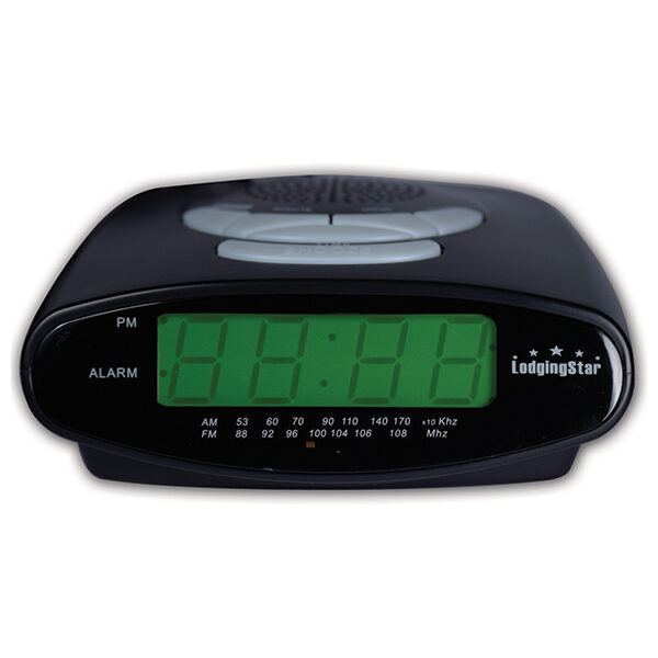 Clock Radio, Green LED, 20/cs
