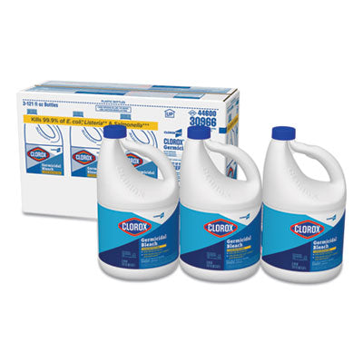 Clorox Concentrated Germicidal Bleach, 121 oz, 3/cs