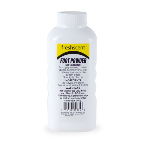 Freshscent Foot Powder, 4 oz, 48/cs