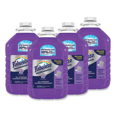 Fabuloso All-Purpose Cleaner, Lavender Scent, 1 gal Bottle, 4/Carton