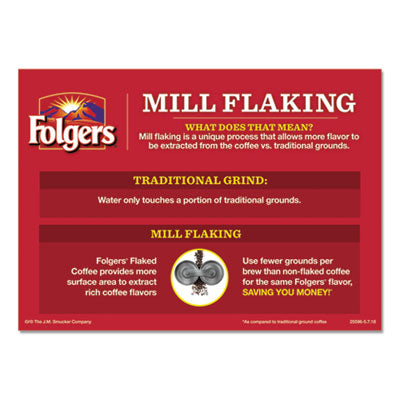 Folgers Regular Coffee Filter Packs, Classic Roast, .9oz, 40/Carton