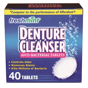 Freshmint Denture Cleaner, 40 tablets, 24/cs