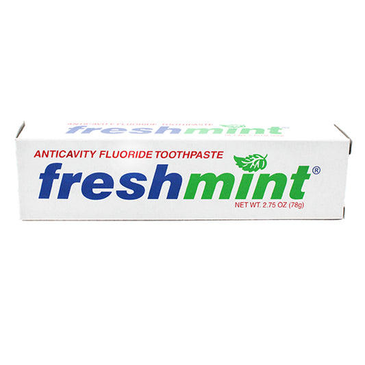 Freshmint Flouride Toothpaste, Boxed, Various
