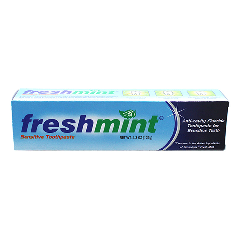 Freshmint Flouride Toothpaste, Boxed, Various
