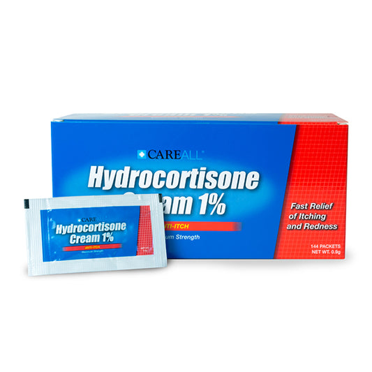 Hydrocortizone Cream Packet, 0.9 g, 1728/cs