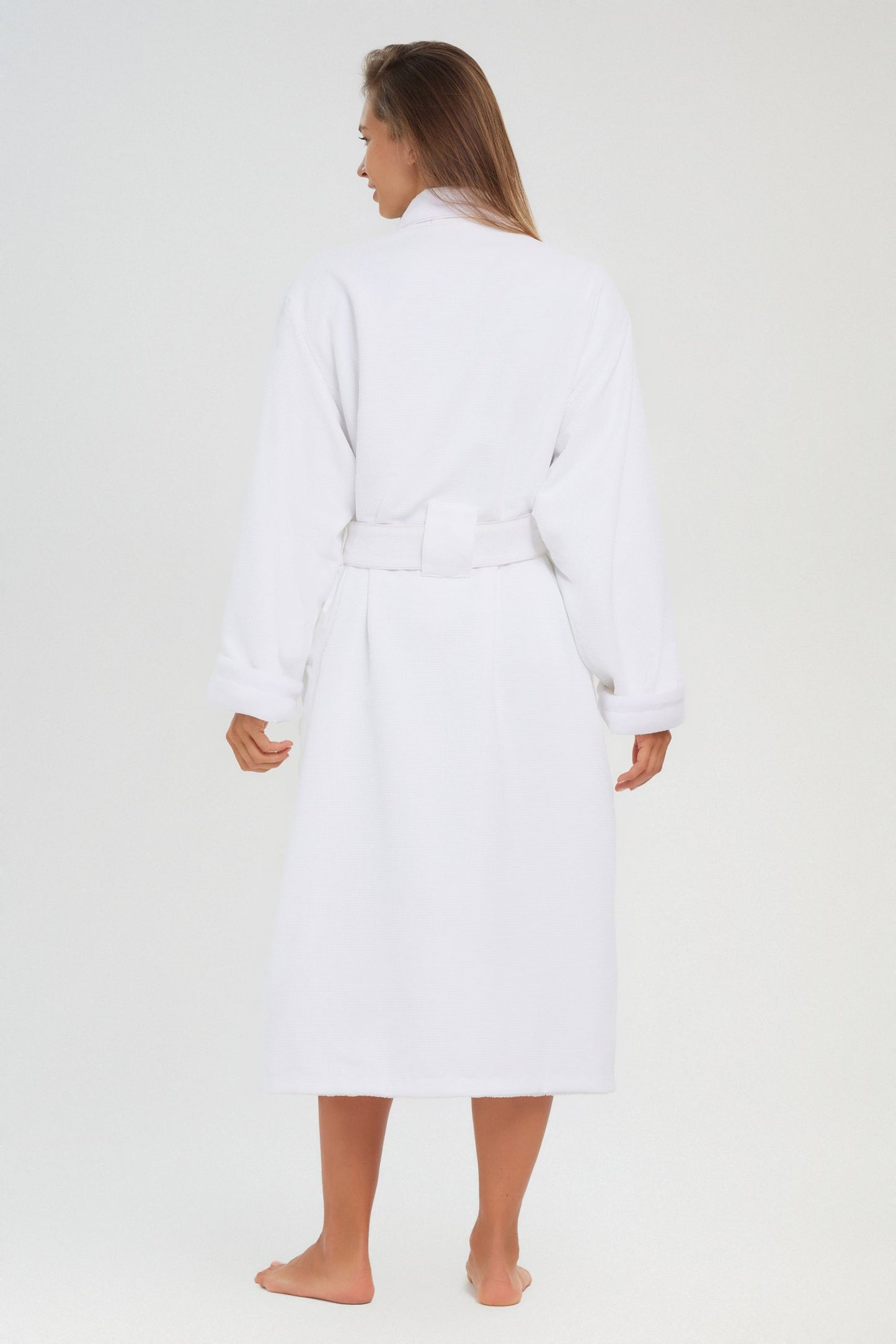 Plush Lined Chamois Shawl Robe, 10/cs