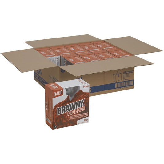 Brawny Professional All-Purpose Wipes, 90/Box, 10/Carton