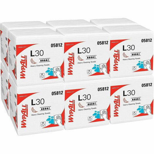 WypAll GeneralClean L30 Heavy Duty Cleaning Towels, 90/Pack, 12/Carton