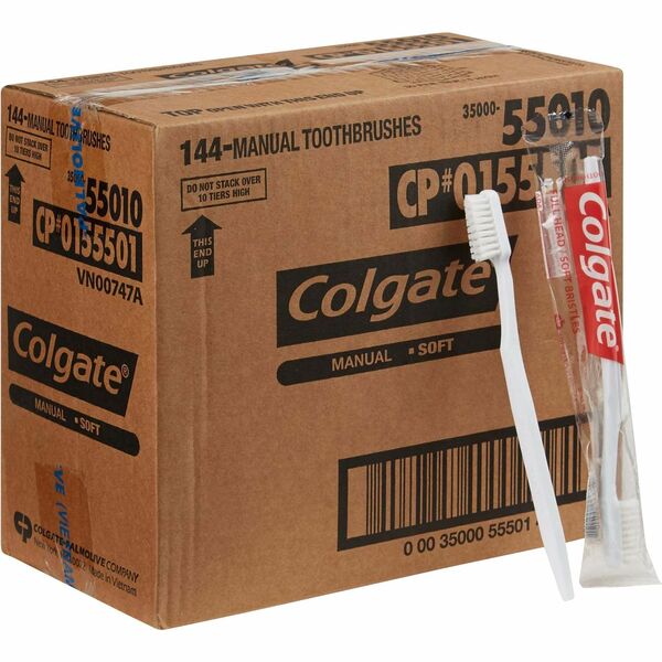 Colgate Toothbrush, Individually Wrapped, 144/cs
