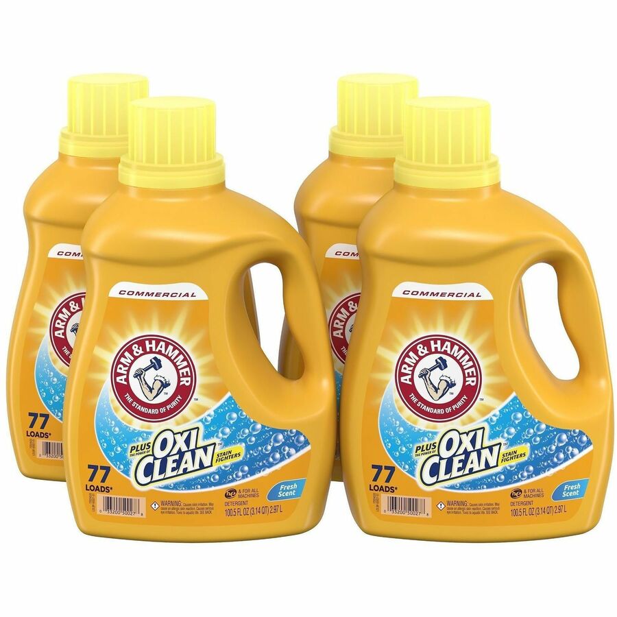 Arm & Hammer Commerical Laundry Detergent, 100.5oz, 4/Case