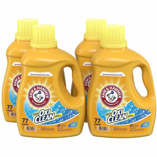 Arm & Hammer Commerical Laundry Detergent, 100.5oz, 4/Case