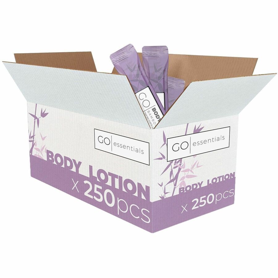 Go Essentials Travel-Size Body Lotion Packets, 250/Pack