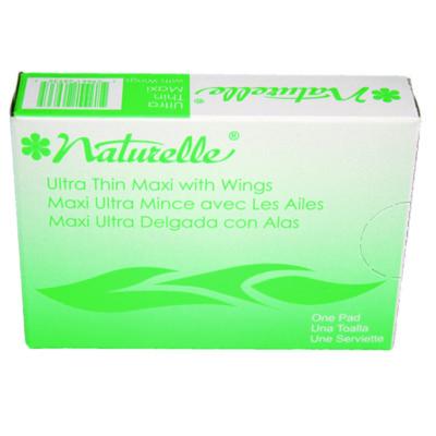 Naturelle Maxi Pads, Ultra Thin with Wings