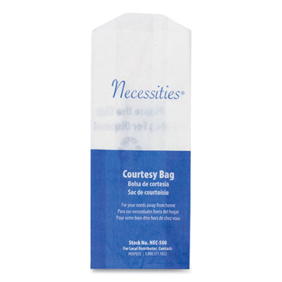 Individual Sanitary Napkin Disposal Bags, Paper, 500/cs
