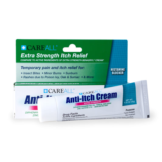 CareALL® 1.25 oz. Anti-Itch Cream Extra Strength, Case of 24