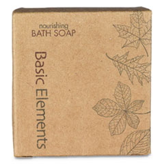 Basic Elements Bath Soap Bar, 1.41 oz, 200/cs