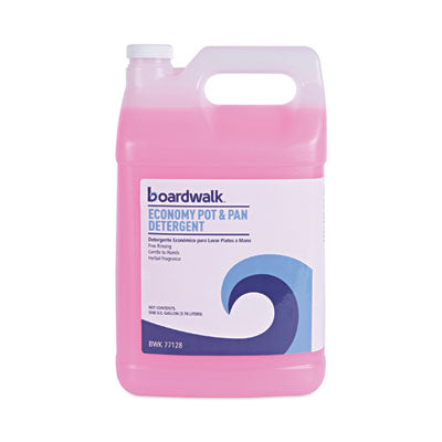 Boardwalk Industrial Strength Pot and Pan Detergent, 1 gal Bottle, 4/cs