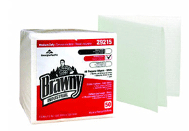 Brawny Industrial Wipe Away Wipes, 13x13", 50 wipes/box, 16/cs