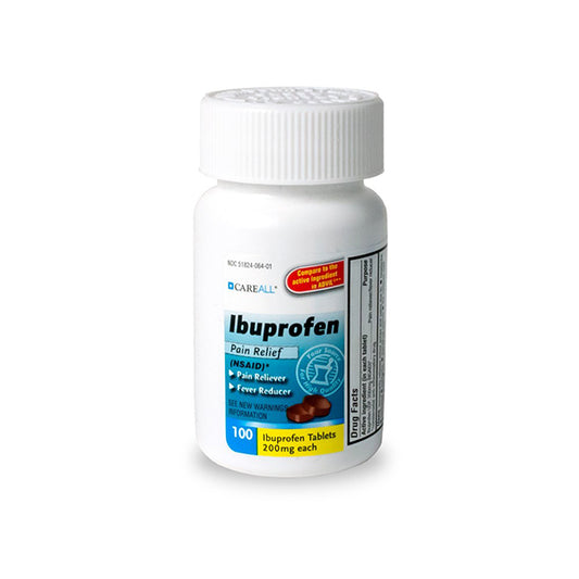 CareALL Ibuprofen Tablets, 200mg, 24/cs