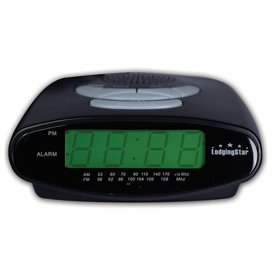 Clock Radio, Green LED, 20/cs