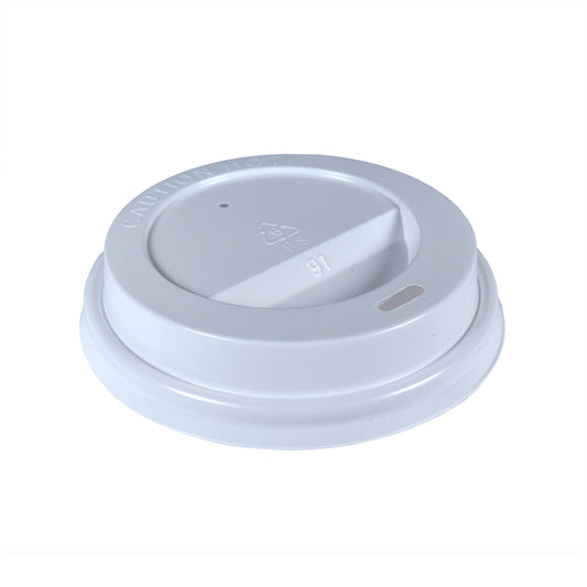 Coffee Cup Lid, White, 9 or 10oz, case of 1000