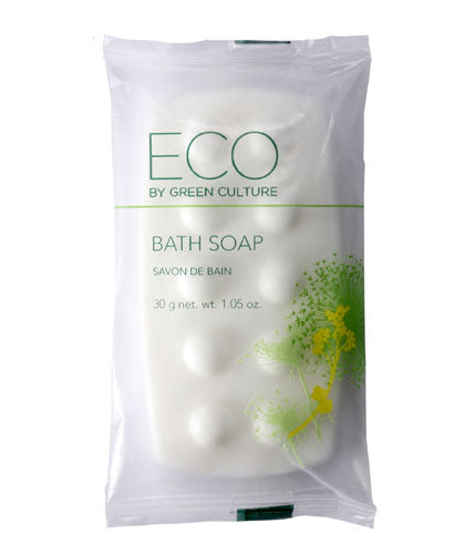 Eco By Green Culture, Bath & Massage Bar Soap, 1 oz, 300/cs