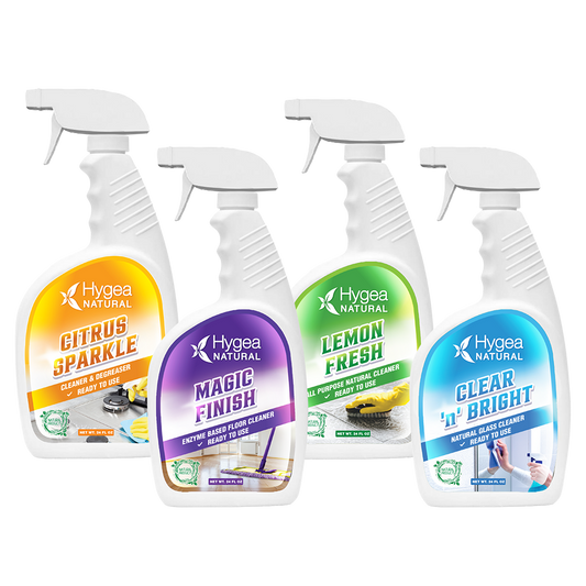 Hygea Natural, Non-Toxic Cleaning Starter Kit, 3/cs