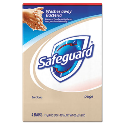 Safeguard Antibacterial Bath Bar, 4 oz, 48/cs