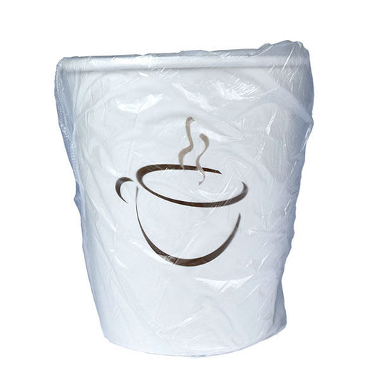 Single Wall Coffee Cup, Wrapped, 9oz, 1000/cs