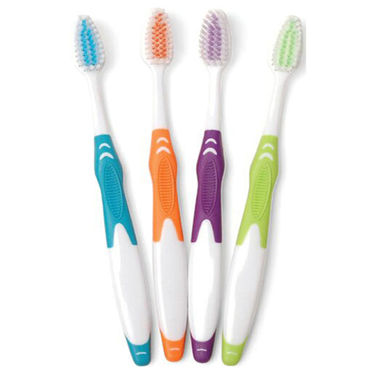 Freshmint Adult Rubber Handle Toothbrush