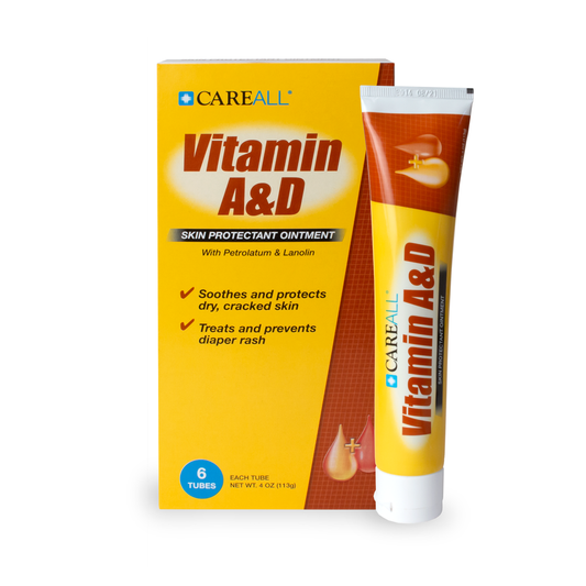 CareAll Vitamin A&D Ointment, 4oz, 72/cs
