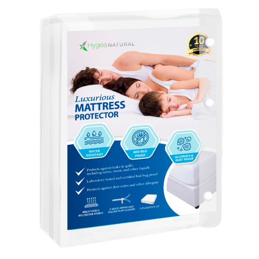 Hygea Stretchable Allergen Bed Bug Proof Mattress Cover, Various