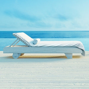 Lounge Chair Cover, White, 12/cs