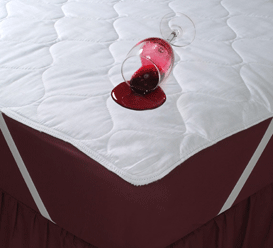 Mattress Pad, Fitted, Perma-Dry 3 Layer Waterproof, Various
